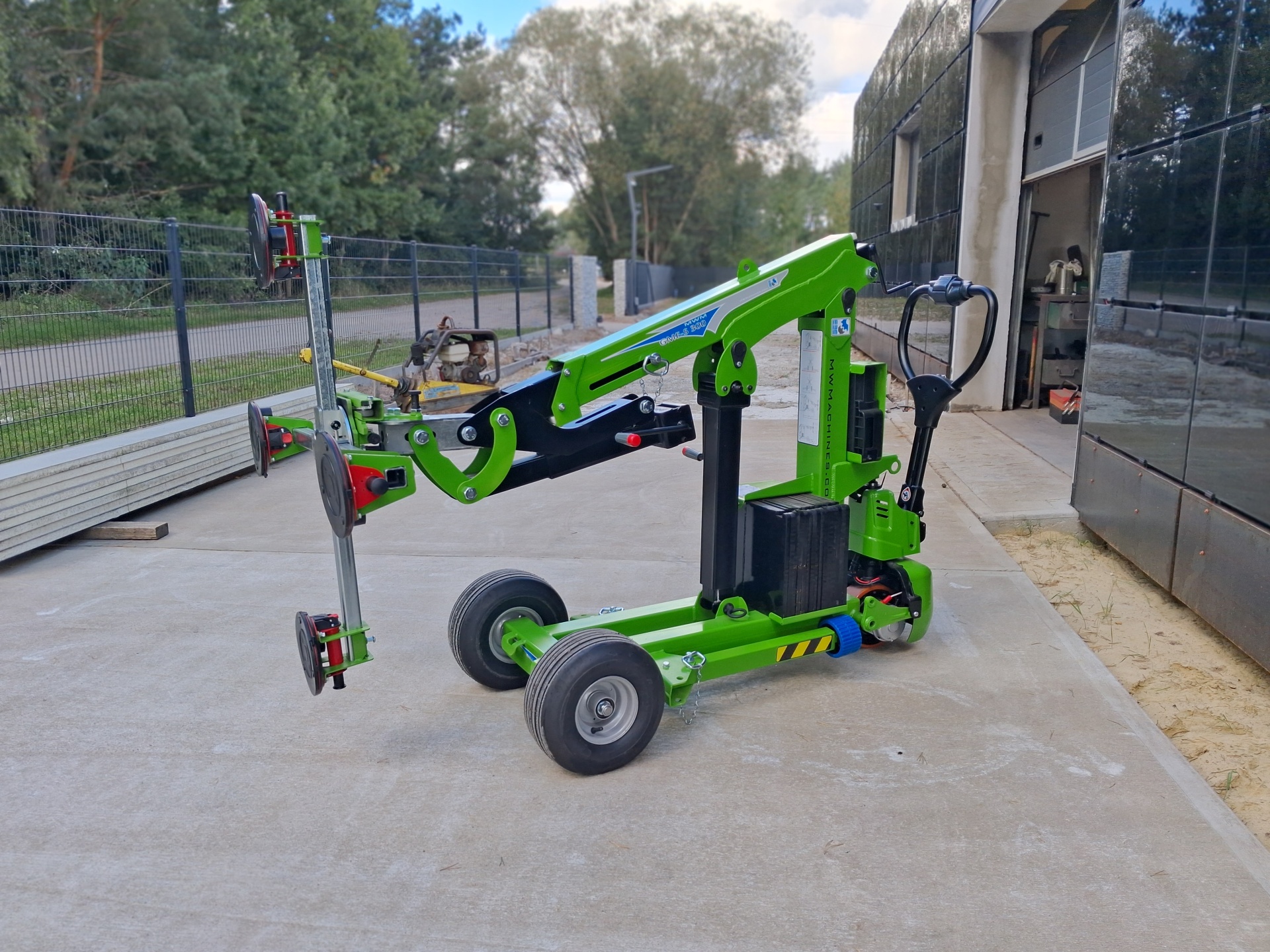 GME-S300 Manipulator akumulatorowy do przenoszenia szkła - obrazek 5